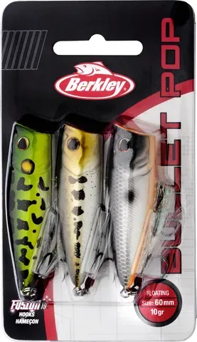 Berkley Bullet Pop Köder-Set 6g 6cm 3pcs Assorted