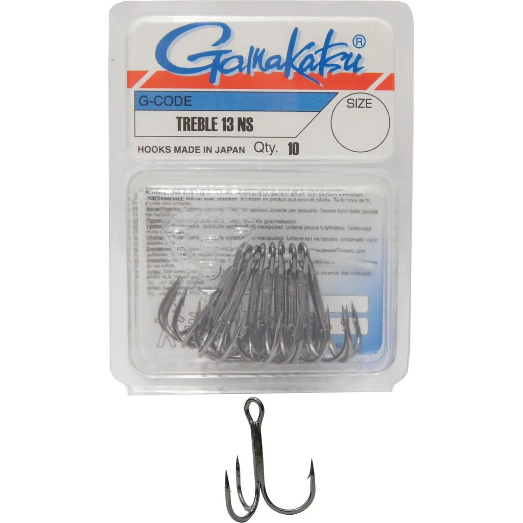 Gamakatsu Treble 13 #2 Schwarz