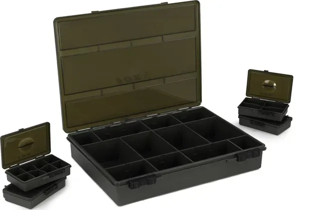 Fox Eos Large Tackle Loaded 6 Compartments Customizable Plastic Portable