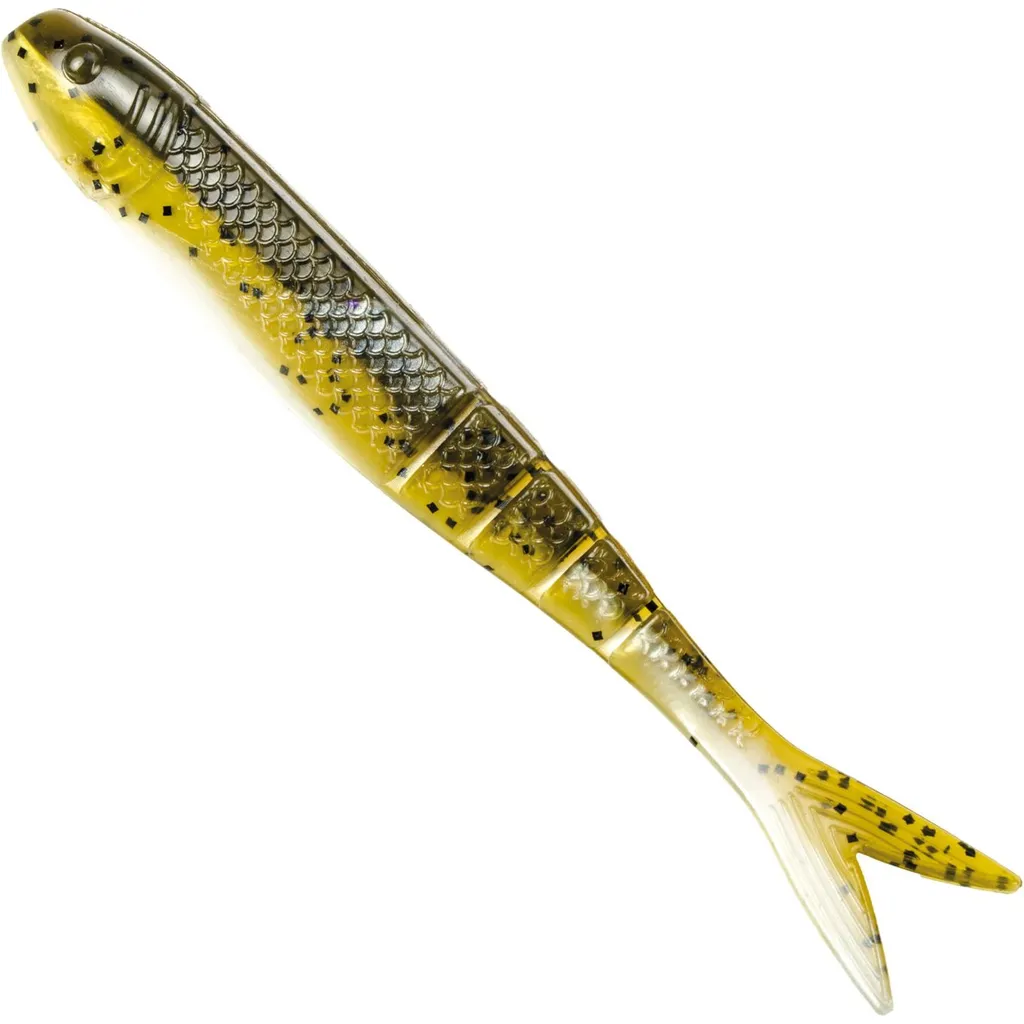 Strike King Blade Minnow Gummifische 11,5cm Green Pumpkin Pearl Belly