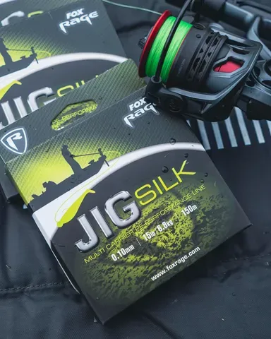 Fox Rage Jig Silk Braided Line 0.17mm 13.15kg 120m Fluro Green
