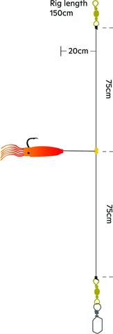 Kinetic Sabiki Bigfish Vorfach 051 #8/0 150cm