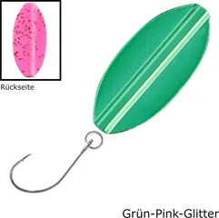Balzer Metallica Inliner Spoon 3.5cm 3.5g Grün-Pink-Glitter