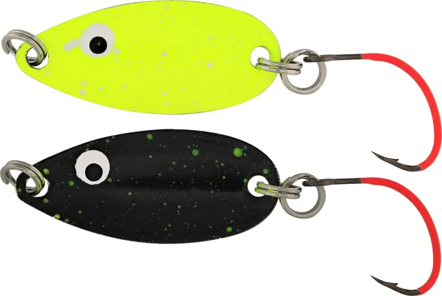 Westin Fidusen Slim Blinker 3.3cm 3g Black Chartreuse Splat