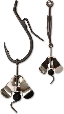 Black Cat Buzzer-Hook DG Haken #7/0 Silver