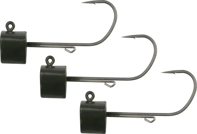 Fox Rage Tungsten Ned Head Shield Weights Jig Heads 11g 7pcs Matte Green