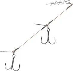 Balzer Shirasu Shallow Rig 14cm 15kg 1/0 Treble Hook