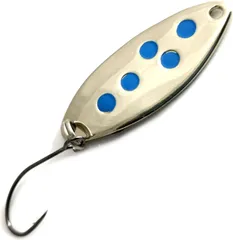 Troutwerk Spoon 3.3cm 2.5g Silver-Coloured/Blue Dots
