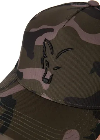 Fox Black Camo Trucker Kappe Polyester