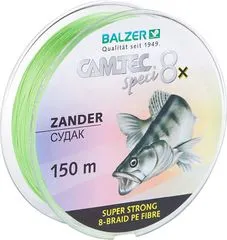Balzer Camtec Speci 8x Zander Geflochtene Schnur 0.14mm 9.5kg 150m