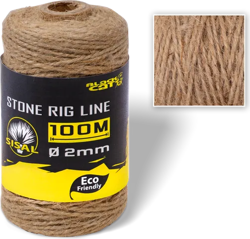 Black Cat Stone Rig Line 2.00mm 70m Sisal