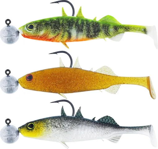 Westin Stanley The Stickleback Shadtail R 'N R 5.5cm 5g Dark Water Mix 10 #2/0