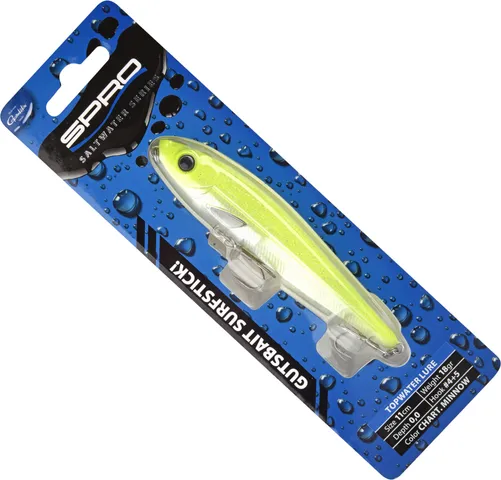 Spro Gutsbait Surfstick 110 Topwater 11cm 18g Chartreuse Minnow