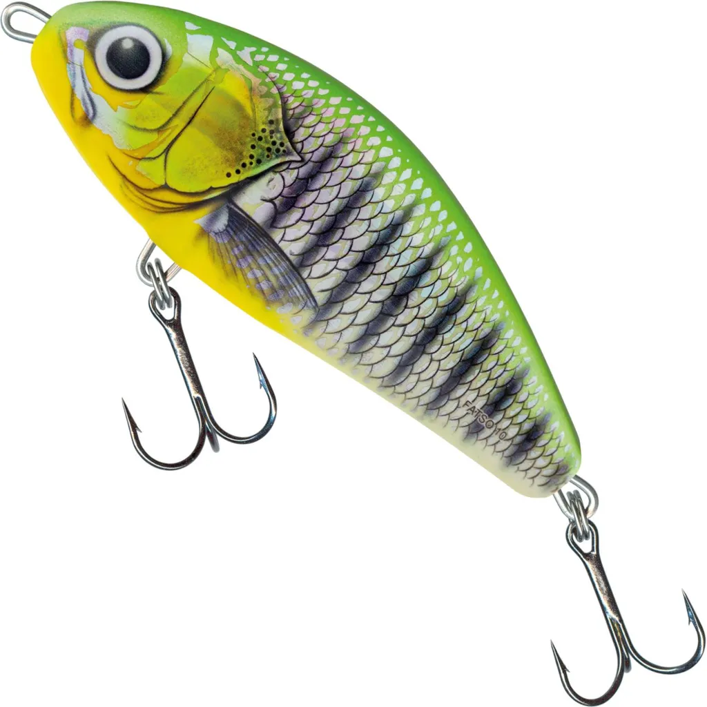 Salmo Fatso Jerkbaits 10cm 48g Phantom Perch Floating