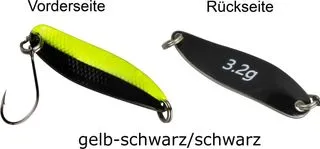 FTM Spoon Hammer Spoon 3.2g Tumbling Yellow-Black/Black