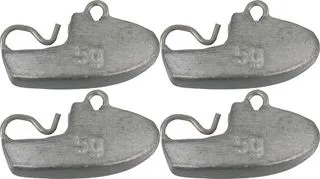 Savage Gear Sleigh Heads 5g 4pcs Carbon Stahl