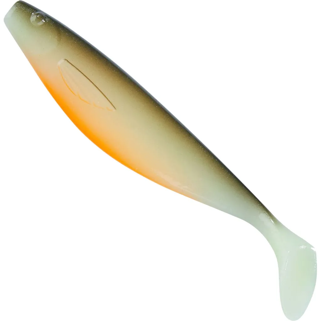 Balzer Shirasu Booster Shad Gummiköder 6cm Hot Olive