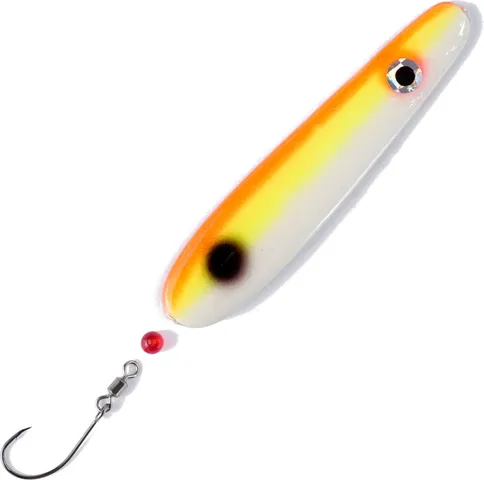 Troutwerk Inline Blinker Sea Trout Lure 71252 7.4cm 22g Red Yellow White Black Dot