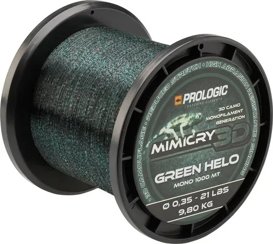 Prologic Mimicry Green Helo Leader 100m 0.60mm 21.3kg Copolymer