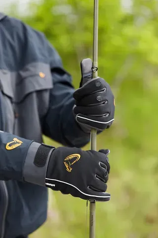 Savage Gear Softshell Winter Gloves M Partial 45% polyester / 45% nylon / 10% elastane fishing