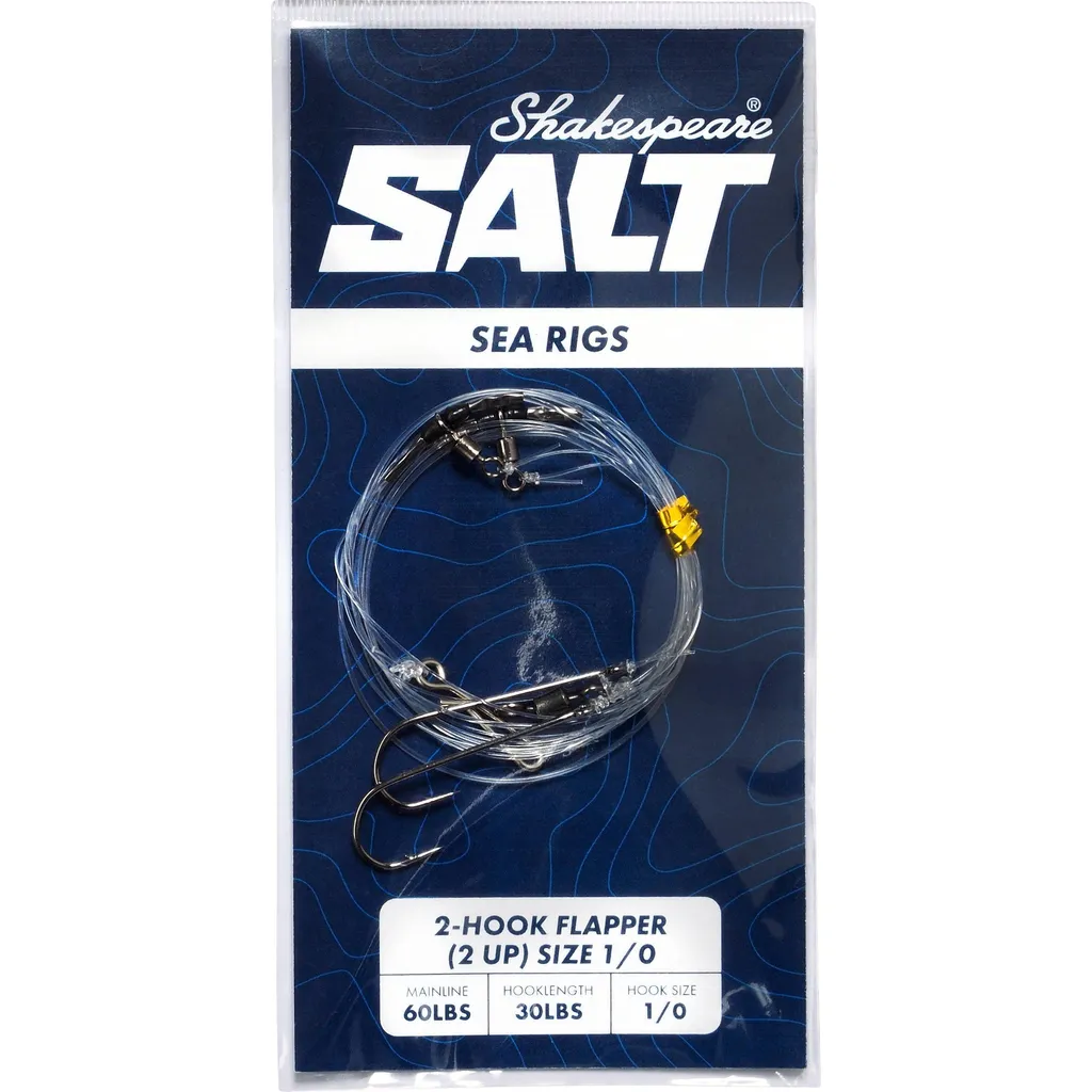 Shakespeare SALT 2-Hook Flapper 2 up Fertigmontage #2 2 Up