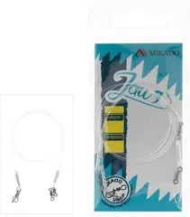 Mikado FLUOROCARBON LEADER - JAWS SUPER STRONG - 2 pieces, 45cm