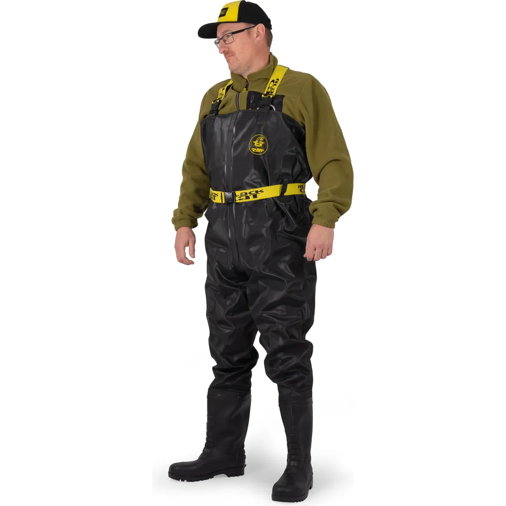 Black Cat Booted Waders UK 9/EU 43