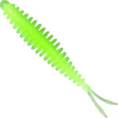 Quantum Magic Trout T-Worm Gummifische 6,5cm 1g Neon Grün