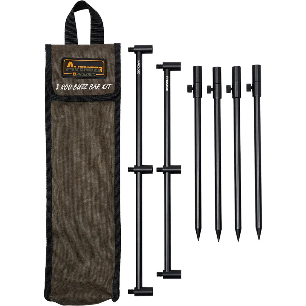 Prologic Avenger Rutenauflagen- & Bankstick-Zubehör 36–42cm 3 Ruten