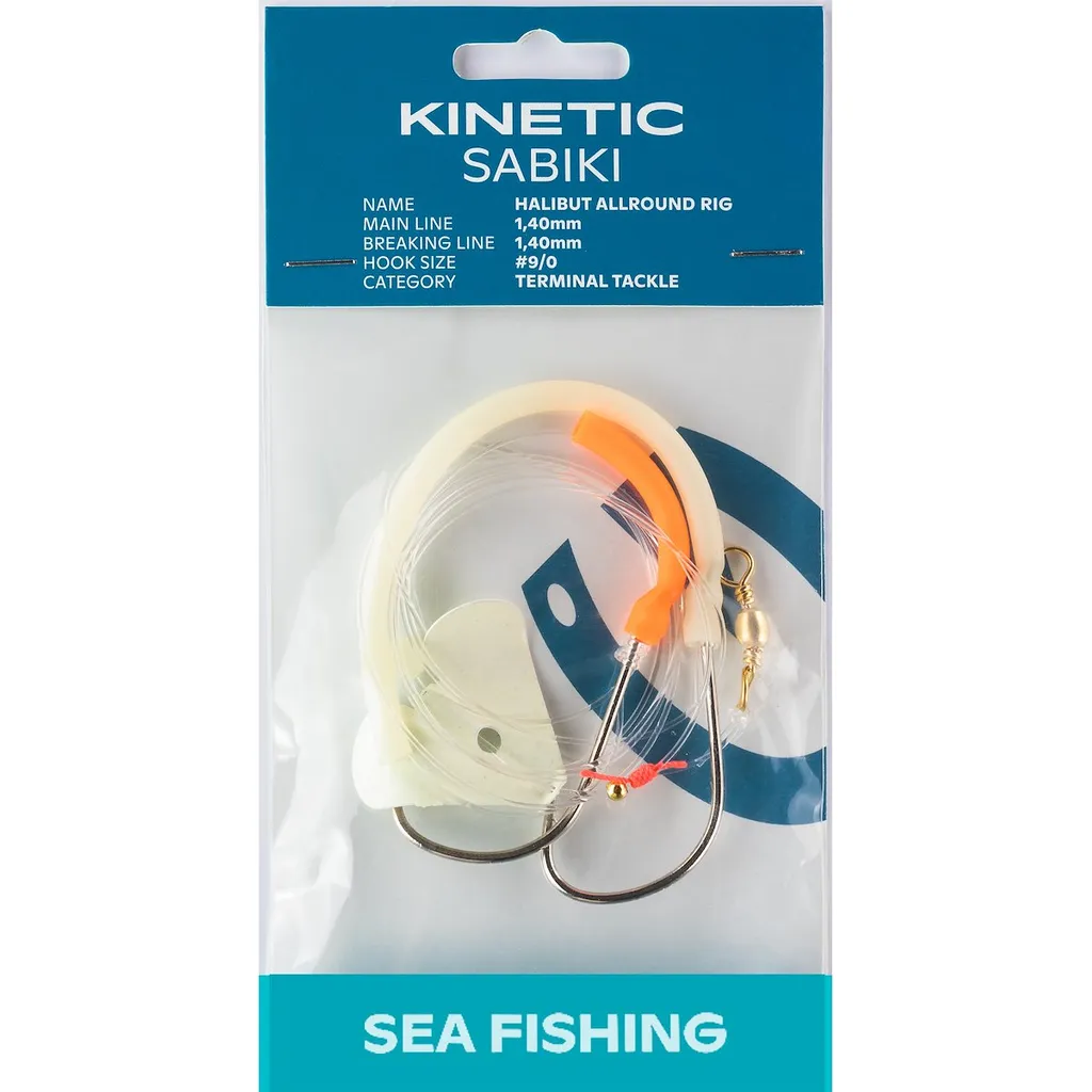 Kinetic Sabiki Heilbutt Allround #9/0 1,4mm 155cm Leuchte