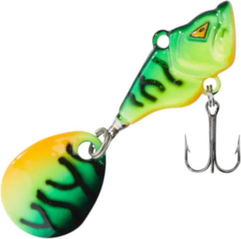 Balzer Shirasu Colonel Spin Buddy Evil Eye Spinner 3.3cm 17g Fire Shark