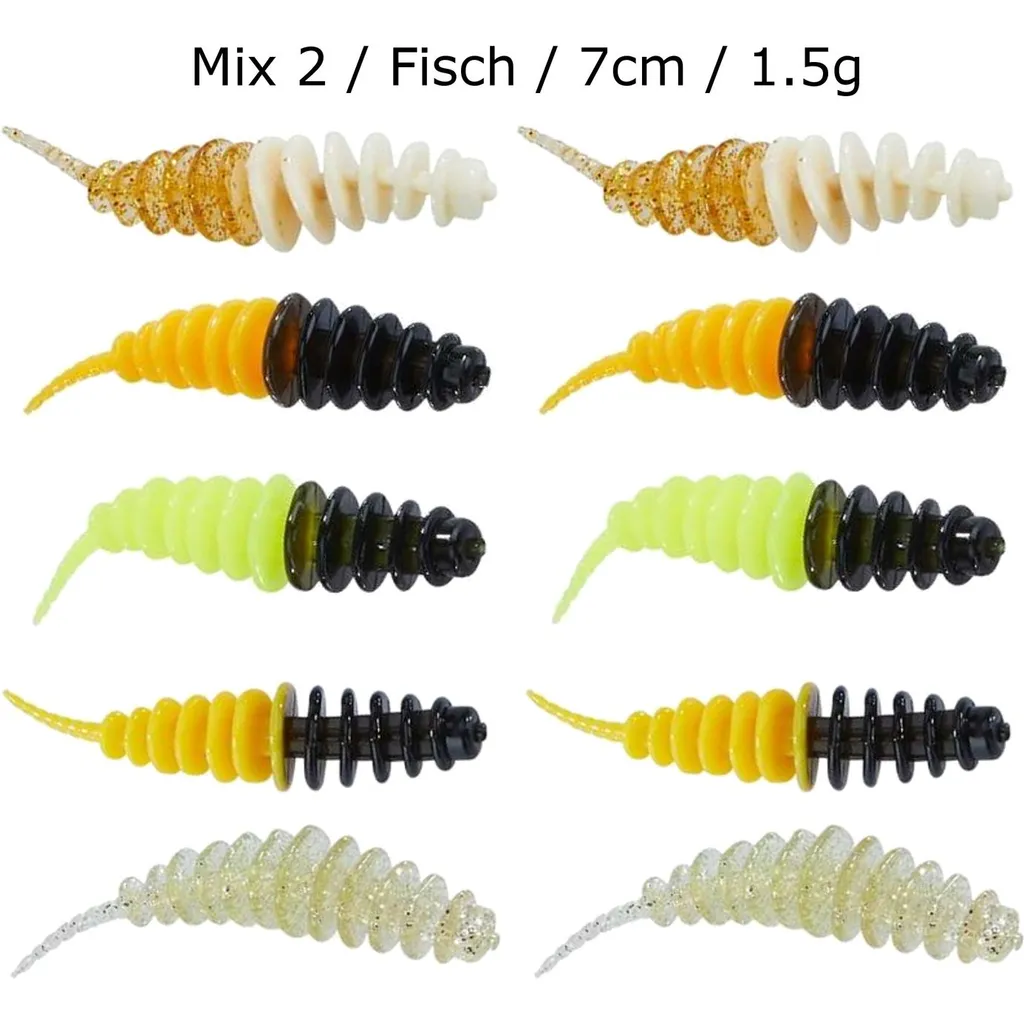 Balzer Trout Collector Softbaits 7cm 1.5g Mix 2 Fisch