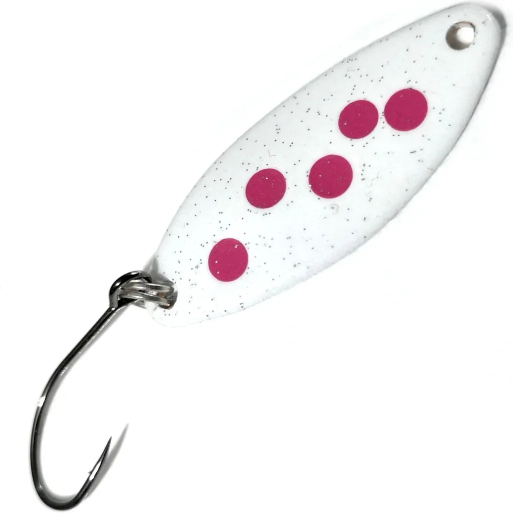 Troutwerk Spoon Blinker 70302 3.3cm 2.5g Weiß Pink