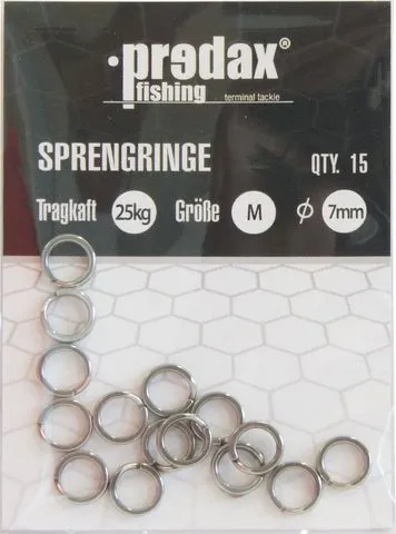 Predax Sprengringe Spaltringe 7mm 25kg Stahl M
