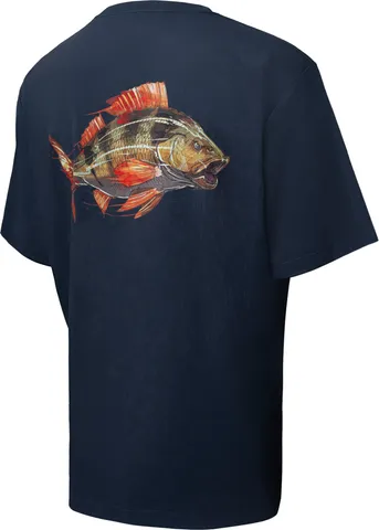 BKK Short Sleeve Casual Shirt Perch L Navy Blue