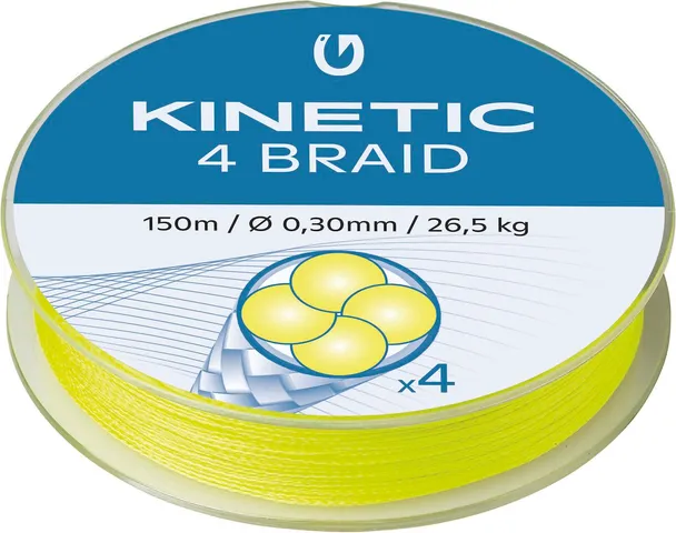 Kinetic 4-Braid 0.08mm 3.3kg 150m Dusty Green