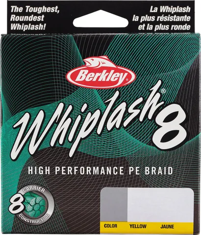 Berkley Whiplash 8 Geflochtene Schnur 300m 0,10mm Yellow