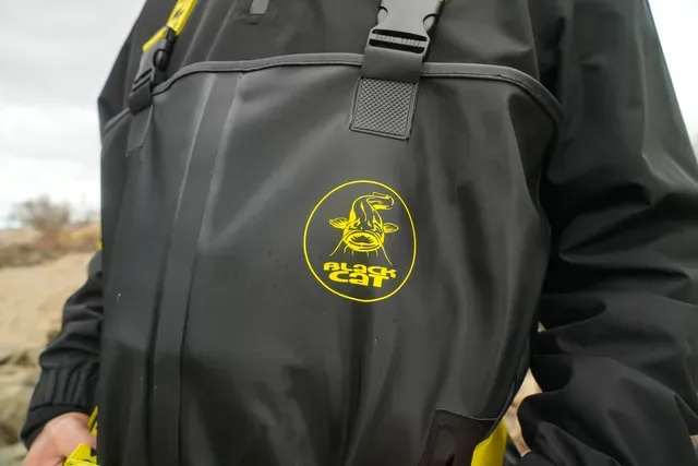 Black Cat Booted Waders UK 10/EU 44