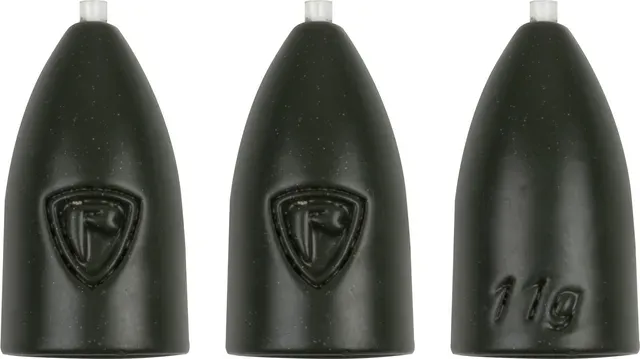 Fox Rage Tungsten Bullet Weights 11g 3pcs Matte Green