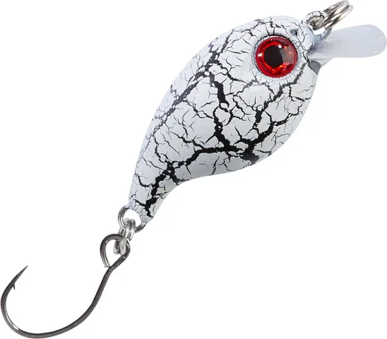 Balzer Trout Attack Crank Wobbler Thunder 3cm 2g Schwarz-Weiß