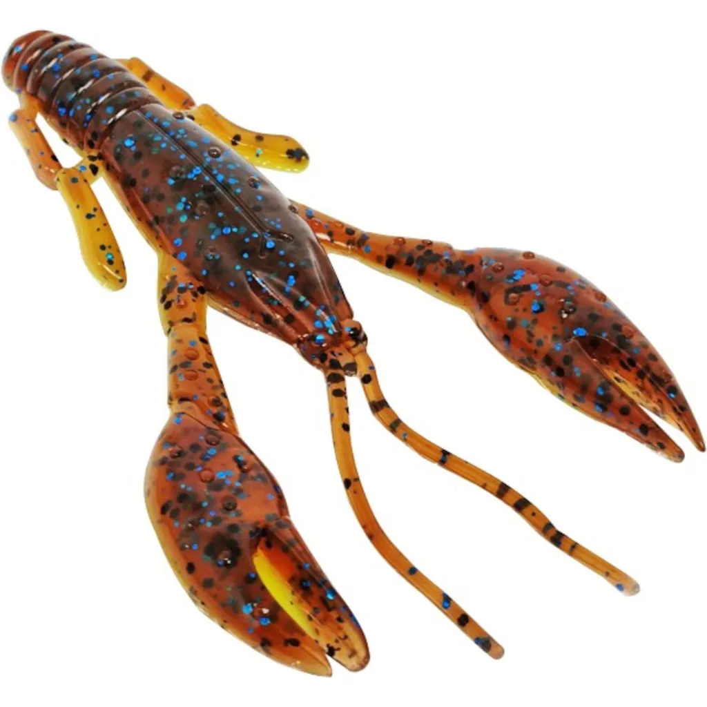 FTM Krawallo Craw Gummiköder 5cm Blue / Marron Chartreuse