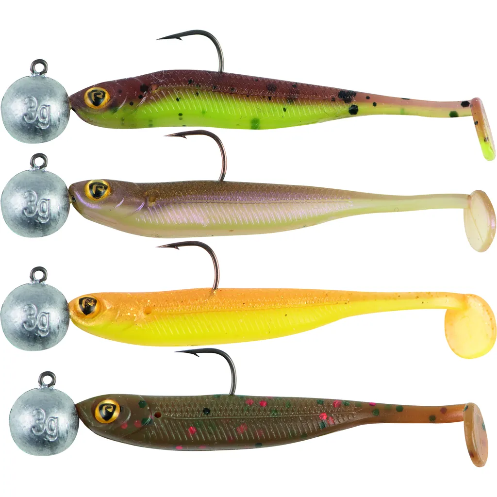 Fox Rage Micro Tiddler Fast Mixed UV Colour Pack Köderset 5cm 3g