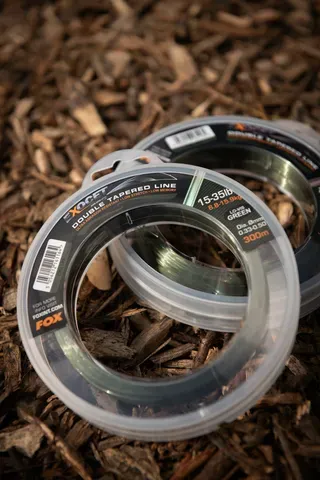 Fox Exocet Pro Double Tapered Line 0.30–0.50mm 300m Low Vis Green