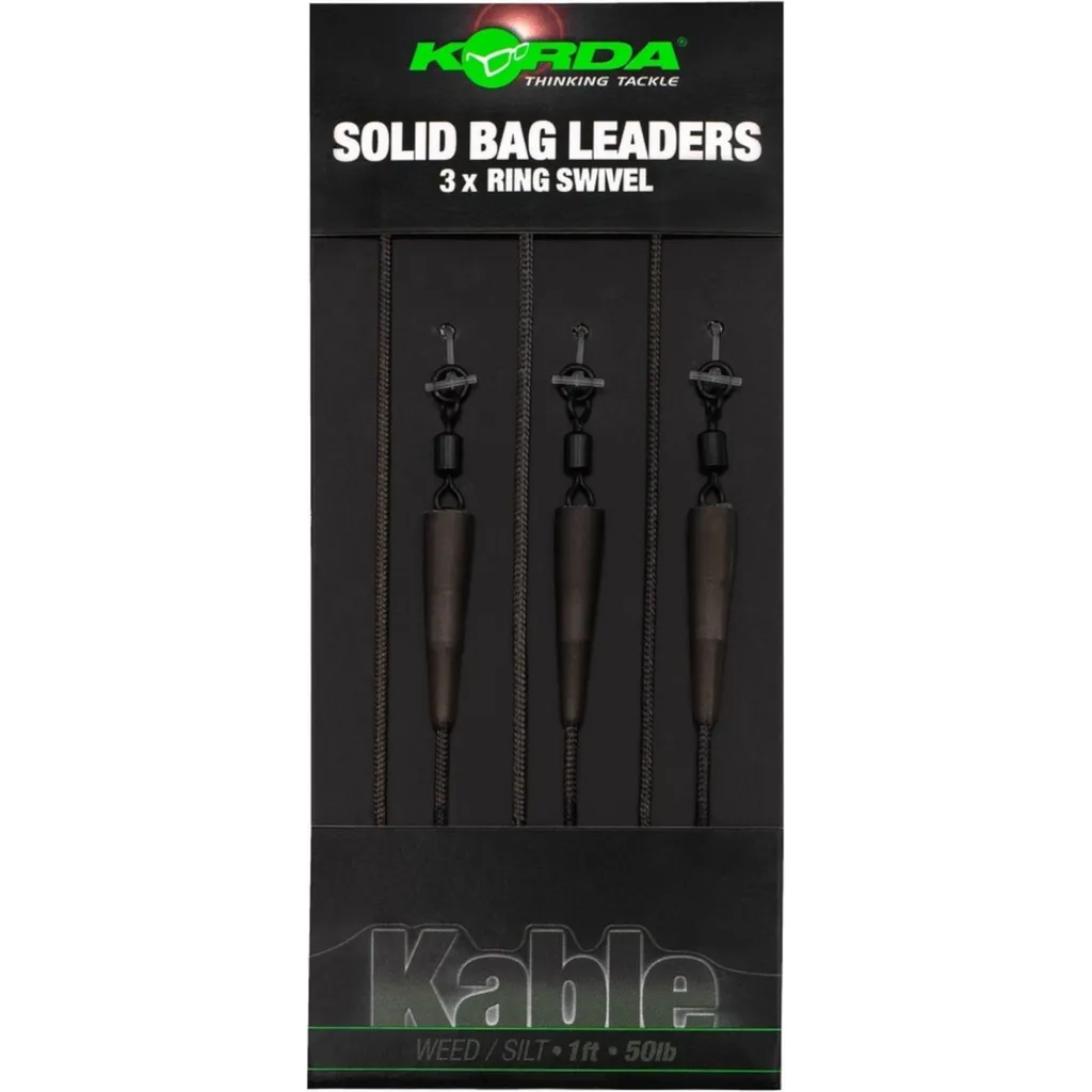 Korda Solidz PVA Leaders 30cm 22.68kg Leadcore