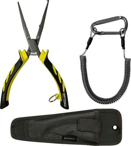 Spro PTFE Long Nose Plier 23cm Braid Cutter Spring-loaded