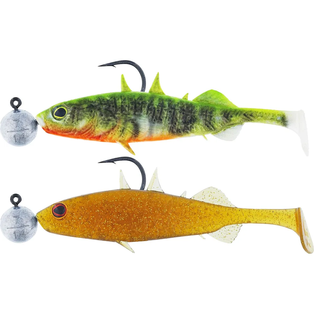 Westin Stanley The Stickleback Shadtail R 'N R Gummifisch 9cm 7g Dark Water Mix 11