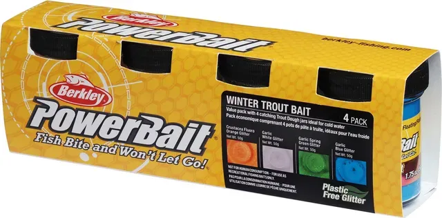 Berkley PowerBait Forellenteig 4x50g Winter