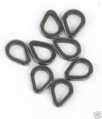Fox Rig Rings Pear 1.5mm 25pc