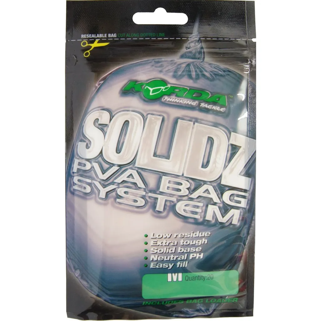 Korda Solidz PVA-Beutel M 70x100mm 20 Stück