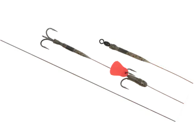 Fox Rage Predator Twin Treble Trace 52cm 18.1kg Size 8 Barbed